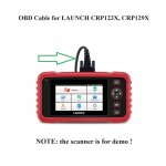 OBD2 Cable Diagnostic Cable for LAUNCH CRP123X 129X Code Reader